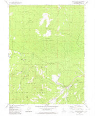 Roop Mountain California Historical topographic map, 1:24000 scale, 7.5 X 7.5 Minute, Year 1980
