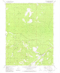 Roop Mountain California Historical topographic map, 1:24000 scale, 7.5 X 7.5 Minute, Year 1980
