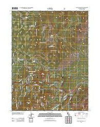 Roop Mountain California Historical topographic map, 1:24000 scale, 7.5 X 7.5 Minute, Year 2012