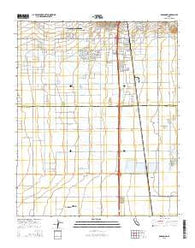 Rosamond California Current topographic map, 1:24000 scale, 7.5 X 7.5 Minute, Year 2015