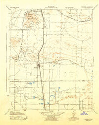 Rosamond California Historical topographic map, 1:62500 scale, 15 X 15 Minute, Year 1943