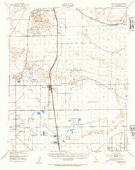 Rosamond California Historical topographic map, 1:62500 scale, 15 X 15 Minute, Year 1943