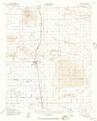 Rosamond California Historical topographic map, 1:62500 scale, 15 X 15 Minute, Year 1956