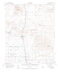 Rosamond California Historical topographic map, 1:62500 scale, 15 X 15 Minute, Year 1956
