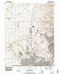 Roseville California Historical topographic map, 1:24000 scale, 7.5 X 7.5 Minute, Year 1992