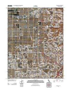 Roseville California Historical topographic map, 1:24000 scale, 7.5 X 7.5 Minute, Year 2012