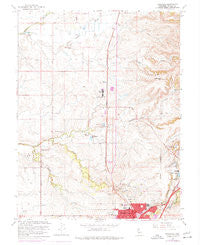 Roseville California Historical topographic map, 1:24000 scale, 7.5 X 7.5 Minute, Year 1967