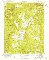 Rough And Ready California Historical topographic map, 1:24000 scale, 7.5 X 7.5 Minute, Year 1949