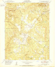 Rough And Ready California Historical topographic map, 1:24000 scale, 7.5 X 7.5 Minute, Year 1950