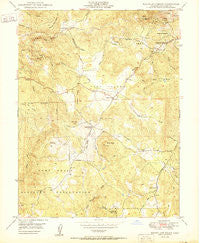 Rough And Ready California Historical topographic map, 1:24000 scale, 7.5 X 7.5 Minute, Year 1950