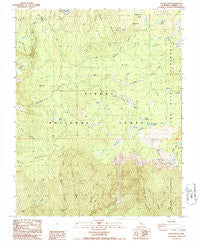 Rough Spur California Historical topographic map, 1:24000 scale, 7.5 X 7.5 Minute, Year 1986