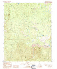 Rough Spur California Historical topographic map, 1:24000 scale, 7.5 X 7.5 Minute, Year 1992