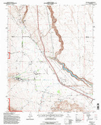 Rovana California Historical topographic map, 1:24000 scale, 7.5 X 7.5 Minute, Year 1994