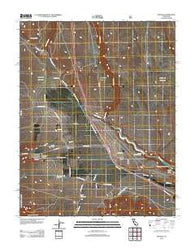 Rovana California Historical topographic map, 1:24000 scale, 7.5 X 7.5 Minute, Year 2012