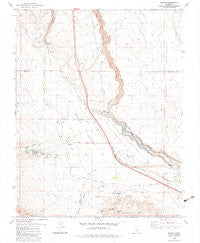 Rovana California Historical topographic map, 1:24000 scale, 7.5 X 7.5 Minute, Year 1983