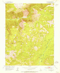 Royal Gorge California Historical topographic map, 1:24000 scale, 7.5 X 7.5 Minute, Year 1953