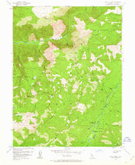 Royal Gorge California Historical topographic map, 1:24000 scale, 7.5 X 7.5 Minute, Year 1953