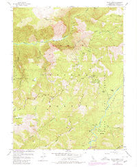 Royal Gorge California Historical topographic map, 1:24000 scale, 7.5 X 7.5 Minute, Year 1953