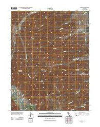Rumsey California Historical topographic map, 1:24000 scale, 7.5 X 7.5 Minute, Year 2012