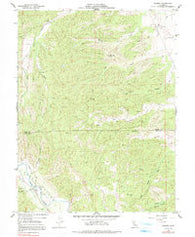 Rumsey California Historical topographic map, 1:24000 scale, 7.5 X 7.5 Minute, Year 1959