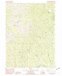 Rush Creek Lakes California Historical topographic map, 1:24000 scale, 7.5 X 7.5 Minute, Year 1982