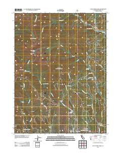 Rush Creek Lakes California Historical topographic map, 1:24000 scale, 7.5 X 7.5 Minute, Year 2012
