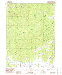 Russell Peak California Historical topographic map, 1:24000 scale, 7.5 X 7.5 Minute, Year 1984