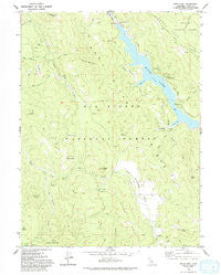 Ruth Lake California Historical topographic map, 1:24000 scale, 7.5 X 7.5 Minute, Year 1978