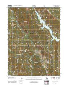 Ruth Lake California Historical topographic map, 1:24000 scale, 7.5 X 7.5 Minute, Year 2012