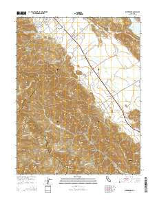 Rutherford California Current topographic map, 1:24000 scale, 7.5 X 7.5 Minute, Year 2015