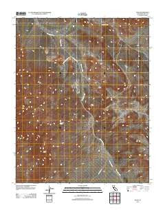 Ryan California Historical topographic map, 1:24000 scale, 7.5 X 7.5 Minute, Year 2012