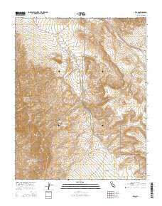 Ryan California Current topographic map, 1:24000 scale, 7.5 X 7.5 Minute, Year 2015