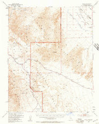 Ryan California Historical topographic map, 1:62500 scale, 15 X 15 Minute, Year 1952