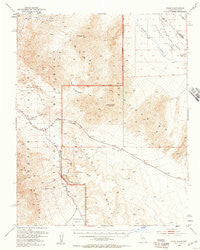 Ryan California Historical topographic map, 1:62500 scale, 15 X 15 Minute, Year 1952