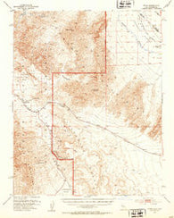 Ryan California Historical topographic map, 1:62500 scale, 15 X 15 Minute, Year 1952