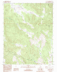 Sacatar Canyon California Historical topographic map, 1:24000 scale, 7.5 X 7.5 Minute, Year 1986