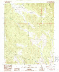 Sacatar Canyon California Historical topographic map, 1:24000 scale, 7.5 X 7.5 Minute, Year 1986