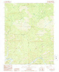 Sacate Ridge California Historical topographic map, 1:24000 scale, 7.5 X 7.5 Minute, Year 1987