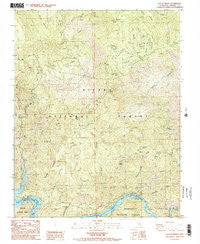 Sacate Ridge California Historical topographic map, 1:24000 scale, 7.5 X 7.5 Minute, Year 1987