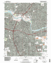 Sacramento East California Historical topographic map, 1:24000 scale, 7.5 X 7.5 Minute, Year 1992