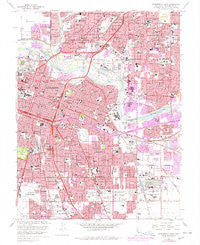 Sacramento East California Historical topographic map, 1:24000 scale, 7.5 X 7.5 Minute, Year 1967