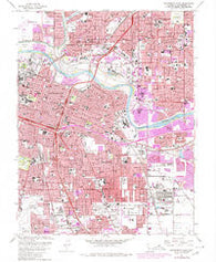Sacramento East California Historical topographic map, 1:24000 scale, 7.5 X 7.5 Minute, Year 1967