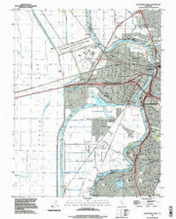 Sacramento West California Historical topographic map, 1:24000 scale, 7.5 X 7.5 Minute, Year 1992