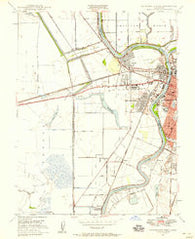 Sacramento West California Historical topographic map, 1:24000 scale, 7.5 X 7.5 Minute, Year 1948