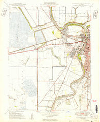 Sacramento West California Historical topographic map, 1:24000 scale, 7.5 X 7.5 Minute, Year 1949