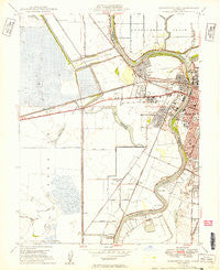Sacramento West California Historical topographic map, 1:24000 scale, 7.5 X 7.5 Minute, Year 1949