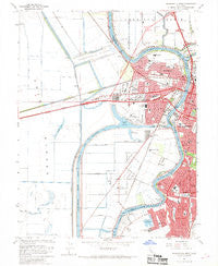 Sacramento West California Historical topographic map, 1:24000 scale, 7.5 X 7.5 Minute, Year 1967