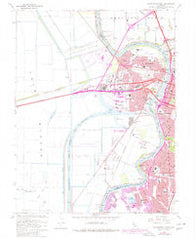 Sacramento West California Historical topographic map, 1:24000 scale, 7.5 X 7.5 Minute, Year 1967