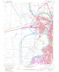 Sacramento West California Historical topographic map, 1:24000 scale, 7.5 X 7.5 Minute, Year 1967