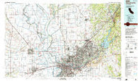 Sacramento California Historical topographic map, 1:100000 scale, 30 X 60 Minute, Year 1994